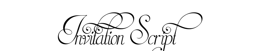 Invitation Script cкачати шрифт безкоштовно